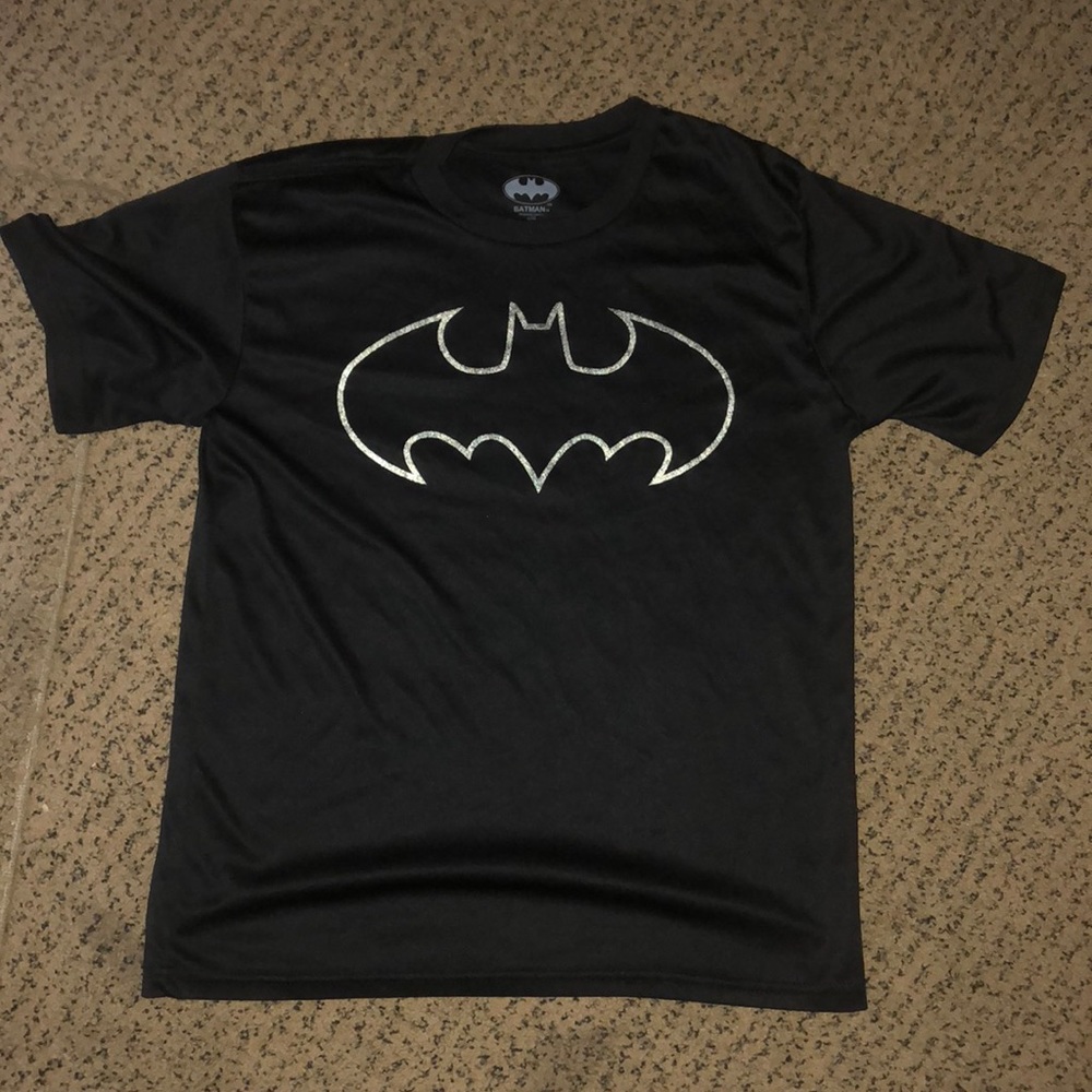 Boys Youth Lrg Batman DriFit Under Armour T shirt